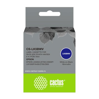 картридж Cactus CS-LK5BWV белый