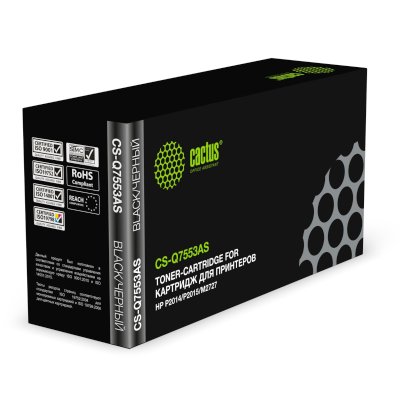 картридж Cactus CS-Q7553AS черный