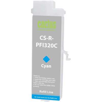 картридж Cactus CS-R-PFI320C голубой