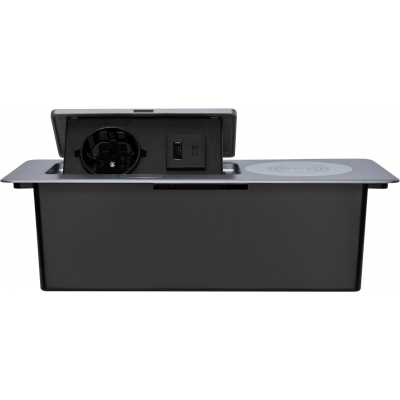 розетка для столешницы Cactus CS-SOCKET-USBA/C-WLESS