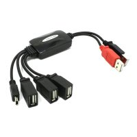 разветвитель USB CBR CH-170 черный