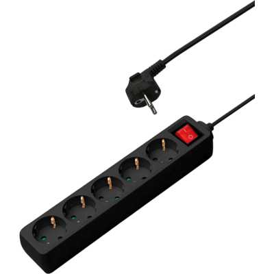 сетевой фильтр CBR CSF SP-5-050M-B Black черный