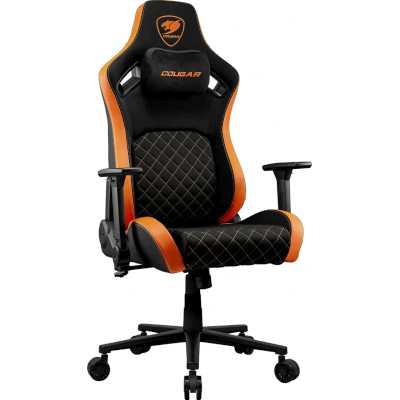 игровое кресло Cougar Defensor Black-Orange черно-оранжевый