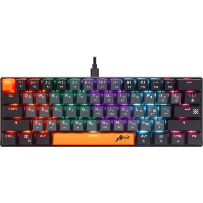 клавиатура Defender Apex GK-002 Grey-Black Серый-черный