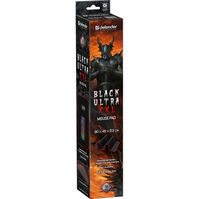 коврик для мыши Defender Black Ultra XXL 50564