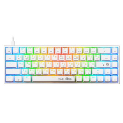 клавиатура Defender Doom Attack GK-215 White Белый