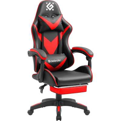 игровое кресло Defender Minion Black/Red красный, черный