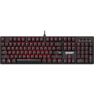 клавиатура Defender Quest GK-596 Black Черный