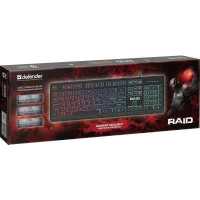 клавиатура Defender Raid GK-778DL Черный
