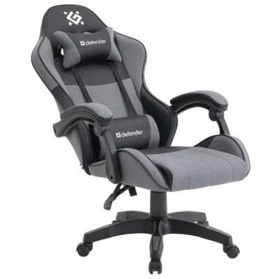 игровое кресло Defender Strider Black-Grey черный-серый