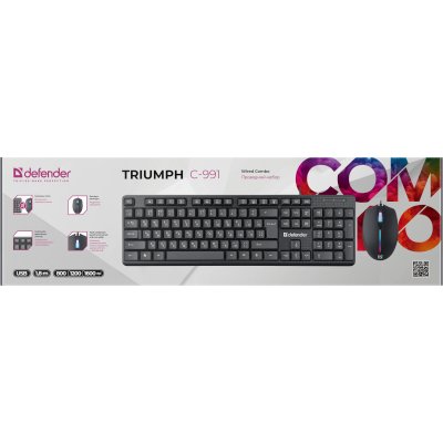 клавиатура Defender Triumph C-991 Черный