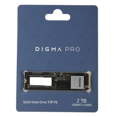 SSD диск Digma Pro Top P6 2Tb DGPST5002TP6T6 Черный