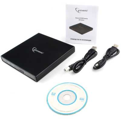 оптический привод DVD-RW Gembird DVD-USB-02 черный
