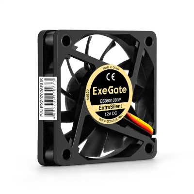 кулер ExeGate 12В DC ExtraSilent ES06010B3P EX297026RUS
