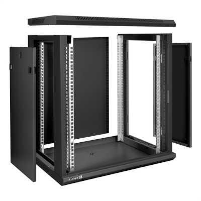 телекоммуникационный шкаф ExeGate EC-WM-12U.450.M.BLACK EX298621RUS Черный