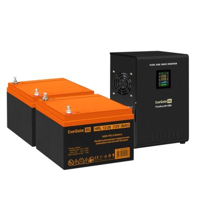 ИБП ExeGate FineSine SX-1500.LCD.AVR.2SH EX296563RUS