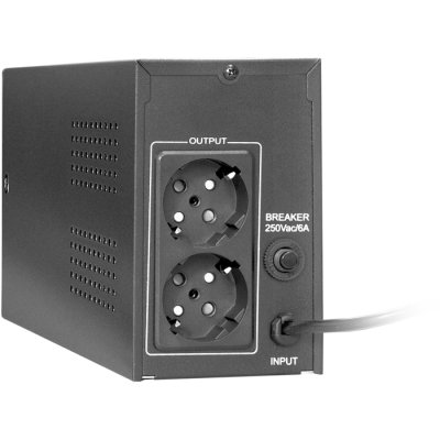 ИБП ExeGate Power Back BNB-600.LED.AVR.2SH Черный