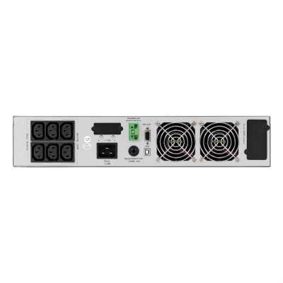 ИБП ExeGate PowerExpert ULS-2000.LCD.AVR.6C13.USB.RS232.SNMP.BC.2U EX297667RUS Черный