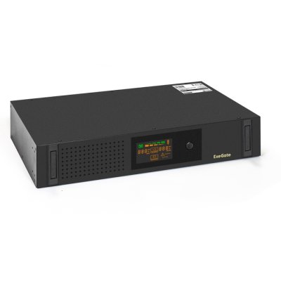 ИБП ExeGate ServerRM UNL-800.LCD.AVR.2SH.3C13.USB.2U EX293849RUS Черный
