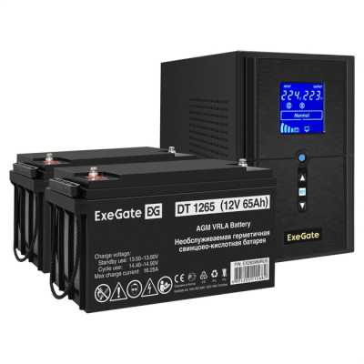 ИБП ExeGate SineTower SZ-1000.LCD.AVR.2SH.1C13.USB EX296798RUS