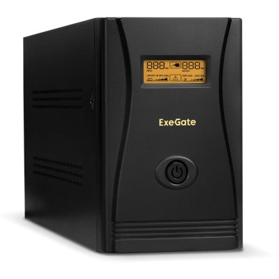 ИБП ExeGate SpecialPro Smart LLB-2200.LCD.AVR.C13.RJ.USB Черный