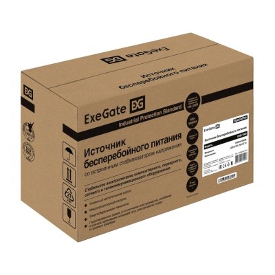 ИБП ExeGate SpecialPro UNB-1000.LED.AVR.1SH.2C13 Черный