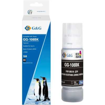 чернила G&G GG-108BK