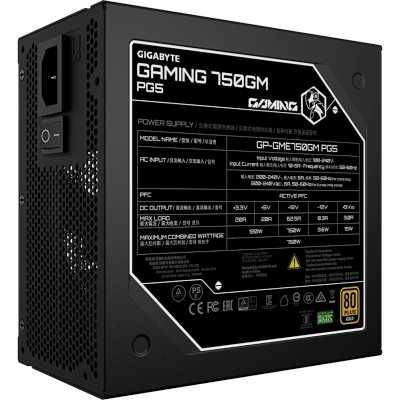 блок питания GigaByte 750W GP-GME750GM PG5 Черный