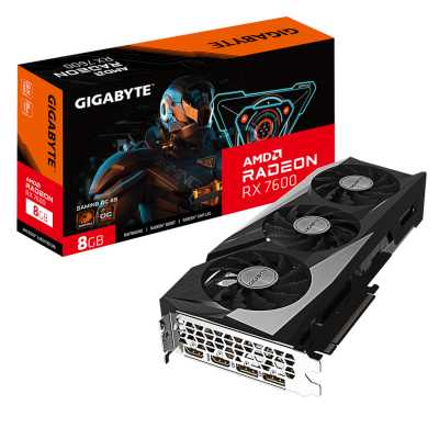 видеокарта GigaByte AMD Radeon RX 7600 8Gb GV-R76GAMING OC-8GD 1.1