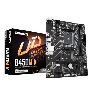 материнская плата GigaByte B450M K