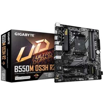 материнская плата GigaByte B550M DS3H R2 Черный