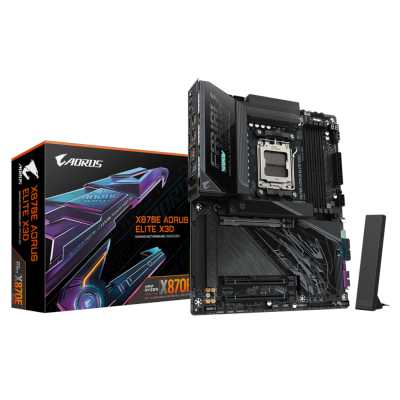 материнская плата GigaByte X870E Aorus Elite X3D Черный