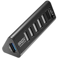 разветвитель USB Ginzzu GR-315UB черный