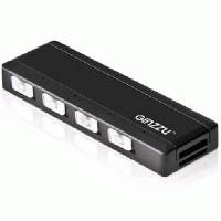 разветвитель USB Ginzzu GR-444UB черный