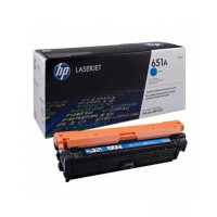 картридж HP 651A CE341A голубой