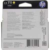 картридж HP 711 CZ136A желтый