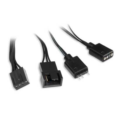 кулер HSPD FN001 ARGB Black Черный