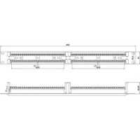 кросс-панель Hyperline 110C-19-100P-1U