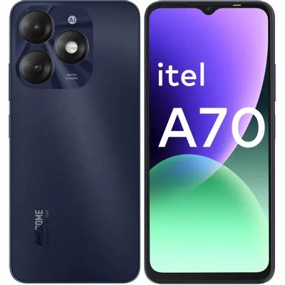 смартфон Itel A70 3/128GB Black черный