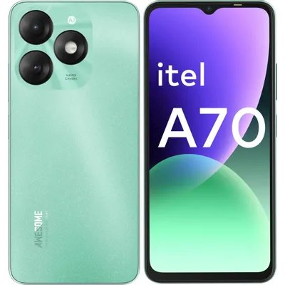 смартфон Itel A70 3/128GB Green зеленый