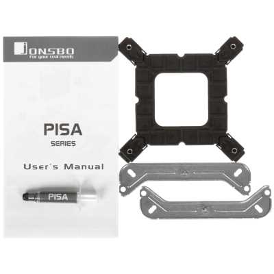 кулер Jonsbo Pisa A5 ARGB White Черный