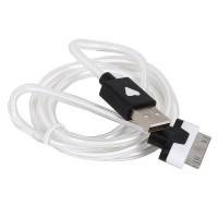 USB кабель 3Cott 3C-CLDC-064BB-IP4 Черный/Белый