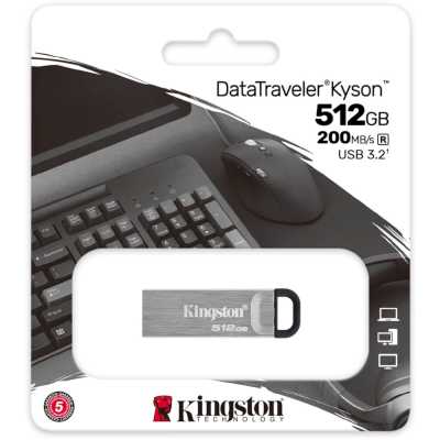 флешка Kingston 512GB DTKN/512GB Серебристый