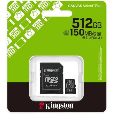 карта памяти Kingston Canvas Select Plus 512GB SDCS3/512GB