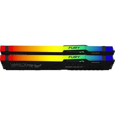 оперативная память Kingston Fury Beast Black RGB XMP KF560C30BBAK2-64