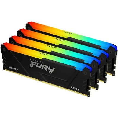 оперативная память Kingston Fury Beast RGB KF436C17BB2AK4/32