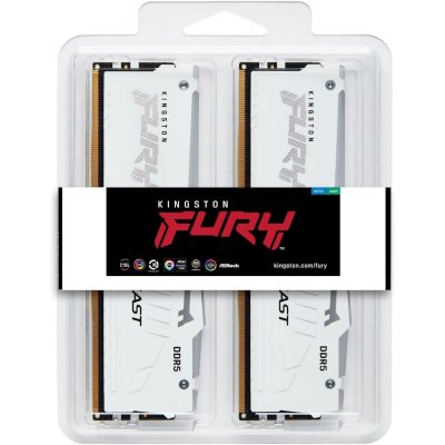 оперативная память Kingston Fury Beast White RGB KF560C36BWE2AK2-32