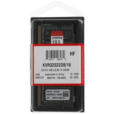 оперативная память Kingston ValueRAM KVR32S22D8/16