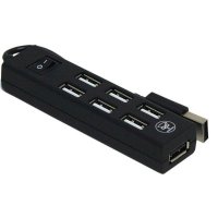 разветвитель USB Konoos UK-22 черный