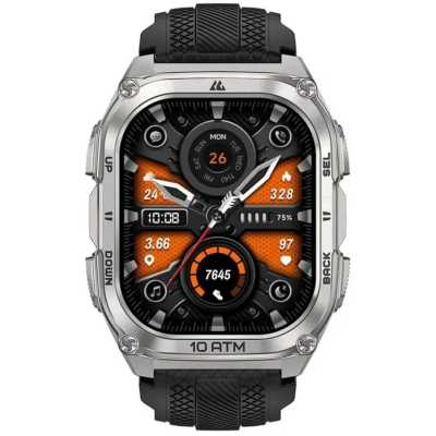 смарт часы Kospet Tank M4 49mm Black-Silver